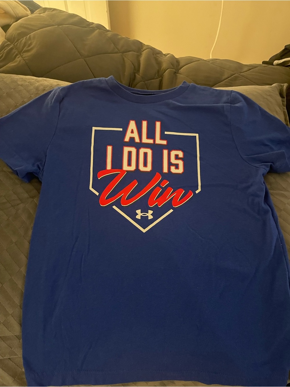Boy’s Underarmour “All I do Is Win” tee